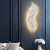 Feather wall light