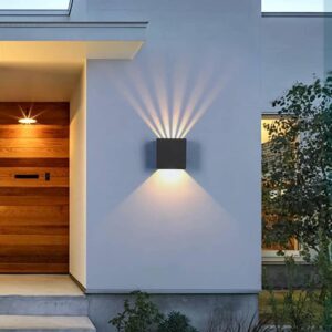 Decorative outdoor wall lights (6w)