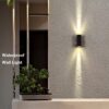 Waterproof outdoor wall light