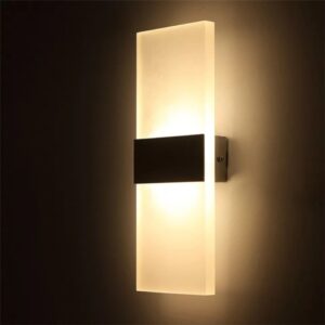 Acrylic indoor wall lights