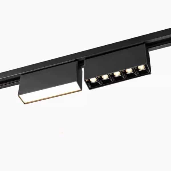 Magnetic track light
